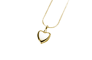 Small Heart Pendant Gold