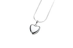 Small Heart Pendant Silver