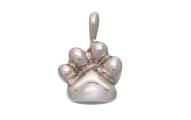 Paw Print Pendant Silver