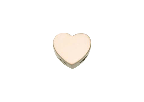 Second ItemSlide Heart Pendant Gold
